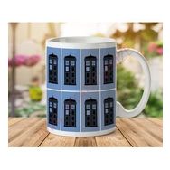 Art Hediye 01 dr-who-subway-tile-mugs İki Tarafı Baskılı Kupa Bardak