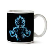 Art Hediye 01 Dragon Ball Z Mavi Tanrı Iki Tarafı Baskılı Kupa Bardak