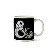 Art Hediye 01 Dungeons And Dragons Symbol White Iki Tarafı Baskılı Kupa Bardak