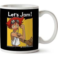 Art Hediye 01 Edward Cowboy Bebop'la Sıkışmak İki Tarafı Baskılı Kupa Bardak