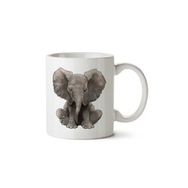 Art Hediye 01 Elephant Fil İki Tarafı Baskılı Kupa Bardak
