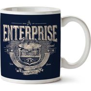 Art Hediye 01 Enterprise Interstellar Star Trek Iki Tarafı Baskılı Kupa Bardak