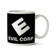 Art Hediye 01 Evil Corp Mr Robot Iki Tarafı Baskılı Kupa Bardak