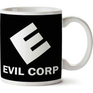 Art Hediye 01 Evil Corp Mr Robot Iki Tarafı Baskılı Kupa Bardak