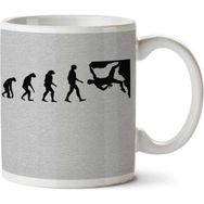 Art Hediye 01 Evolution Of Man By Amisdelamer Iki Tarafı Baskılı Kupa Bardak