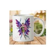Art Hediye 01 Fairy-Tattoos-PNG-Image İki Tarafı Baskılı Kupa Bardak