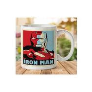 Art Hediye 1-1076 Iron Man Marvel İki Tarafı Baskılı Kupa Bardak