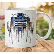 Art Hediye 1-1178 R2-D2 Star Wars İki Tarafı Baskılı Kupa Bardak