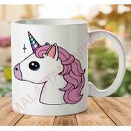 Art Hediye 1-1261 Unicorn Dikkat İki Tarafı Baskılı Kupa Bardak