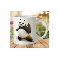 Art Hediye 1-1683 Kung Fu Panda İki Tarafı Baskılı Kupa Bardak