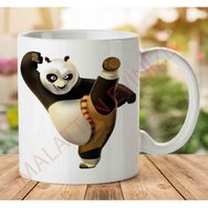 Art Hediye 1-1686 Kung Fu Panda 2 İki Tarafı Baskılı Kupa Bardak