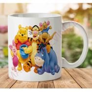 Art Hediye 1-1690 Winnie the Pooh İki Tarafı Baskılı Kupa Bardak