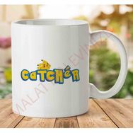 Art Hediye 1-1716 Pokemon Catcher İki Tarafı Baskılı Kupa Bardak