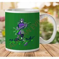 Art Hediye 1-1930 Shreddin Teenage Mutant Ninja Turtles Shredderjpeg İki Tarafı Baskılı Kupa Bardak