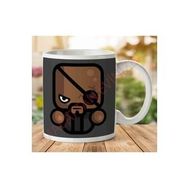 Art Hediye 1-1940 Simpler Colonel Nick Fury SHIELD Avengersjpeg İki Tarafı Baskılı Kupa Bardak