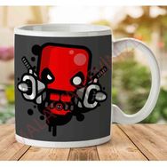 Art Hediye 1-1944 Simpler Deadpool Wade Wilson Shootingjpeg İki Tarafı Baskılı Kupa Bardak