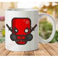 Art Hediye 1-1945 Simpler Deadpool Wade Wilsonjpeg İki Tarafı Baskılı Kupa Bardak