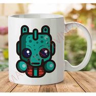 Art Hediye 1-1959 Simpler Greedo Star Wars İki Tarafı Baskılı Kupa Bardak