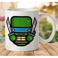 Art Hediye 1-1968 Simpler Leonardo Teenage Mutant Ninja Turtlesjpeg İki Tarafı Baskılı Kupa Bardak