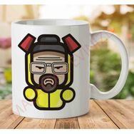 Art Hediye 1-1988 Simpler Walter White Heisenberg Breaking Badjpeg İki Tarafı Baskılı Kupa Bardak