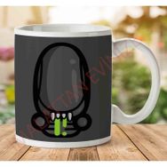 Art Hediye 1-1990 Simpler Xenomorph Alienjpeg İki Tarafı Baskılı Kupa Bardak