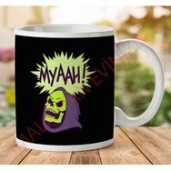 Art Hediye 1-1992 Skeletor Head Masters of the Universe He Manjpeg İki Tarafı Baskılı Kupa Bardak