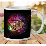 Art Hediye 1-2004 Space Tuk Tukjpeg İki Tarafı Baskılı Kupa Bardak