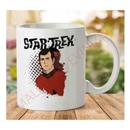 Art Hediye 1-2020 Star Trek Animated Grunge Scottyjpeg İki Tarafı Baskılı Kupa Bardak