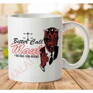 Art Hediye 1-2035 Star Wars Better Call Maul İki Tarafı Baskılı Kupa Bardak