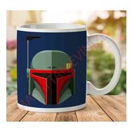 Art Hediye 1-2036 Star Wars Boba Fett Bounty Hunterjpeg İki Tarafı Baskılı Kupa Bardak