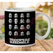 Art Hediye 1-2049 Star Wars Episode 7 the Force Awakens Storm Troopers Assemblejpeg İki Tarafı Baskılı Kupa Bardak