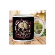 Art Hediye 1-2157 Supernatural Salt and Burn Skulljpeg İki Tarafı Baskılı Kupa Bardak