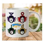 Art Hediye 1-2204 The Teletubeatles Teletubbies Beatles İki Tarafı Baskılı Kupa Bardak