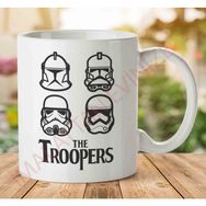 Art Hediye 1-2207 The Troopers Beatles Star Wars İki Tarafı Baskılı Kupa Bardak