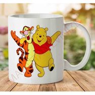 Art Hediye 1-2318 Sevimli Ayı Winnie (Çizgi Film) İki Tarafı Baskılı Kupa Bardak