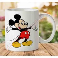 Art Hediye 1-2320 Mickey Mause İki Tarafı Baskılı Kupa Bardak