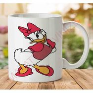 Art Hediye 1-2339 Daisy Duck İki Tarafı Baskılı Kupa Bardak