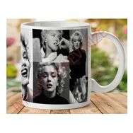 Art Hediye 1-306 Marily Monroe İki Tarafı Baskılı Kupa Bardak