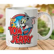 Art Hediye 1-455 Tom ve Jerry İki Tarafı Baskılı Kupa Bardak