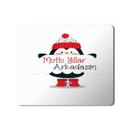 Art Hediye 2024 Mutlu Yıllar Arkadaşım Penguen 23x19 cm Mouse Pad