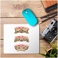 Art Hediye 3 Maymun Görmedim Duymadım Bilmiyom Baskılı 23x19 cm Mouse Pad