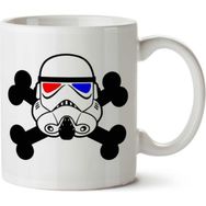 Art Hediye 3D x Trooper Star Wars Kuru Kafa İki Tarafı Baskılı Kupa Bardak