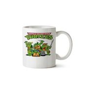 Art Hediye 90's Turtles Ninja Kablumbağalar İki Tarafı Baskılı Kupa Bardak