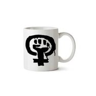 Art Hediye A Luta - Estmpa Feminista İki Tarafı Baskılı Kupa Bardak