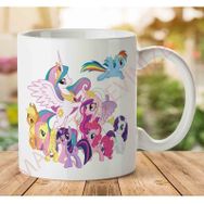 Art Hediye A2478 My Little Pony İki Tarafı Baskılı Kupa Bardak