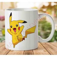 Art Hediye A2519 Pokemon İki Tarafı Baskılı Kupa Bardak