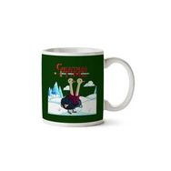 Art Hediye Adventure Christmas Time Two Headed Duck Ice World Cartoon Network Iki Tarafı Baskılı Kupa Bardak