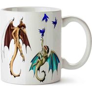 Art Hediye Adventures Dragon İki Tarafı Baskılı Kupa Bardak