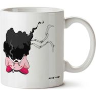 Art Hediye Afro Kirby İki Tarafı Baskılı Kupa Bardak