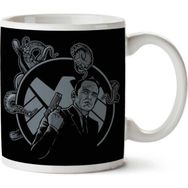 Art Hediye Agents Of Sheıld Phil Coulson Tentacles İki Tarafı Baskılı Kupa Bardak
